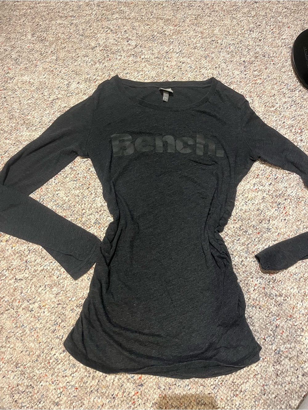 Bench Black Long Sleeve Logo Tee
